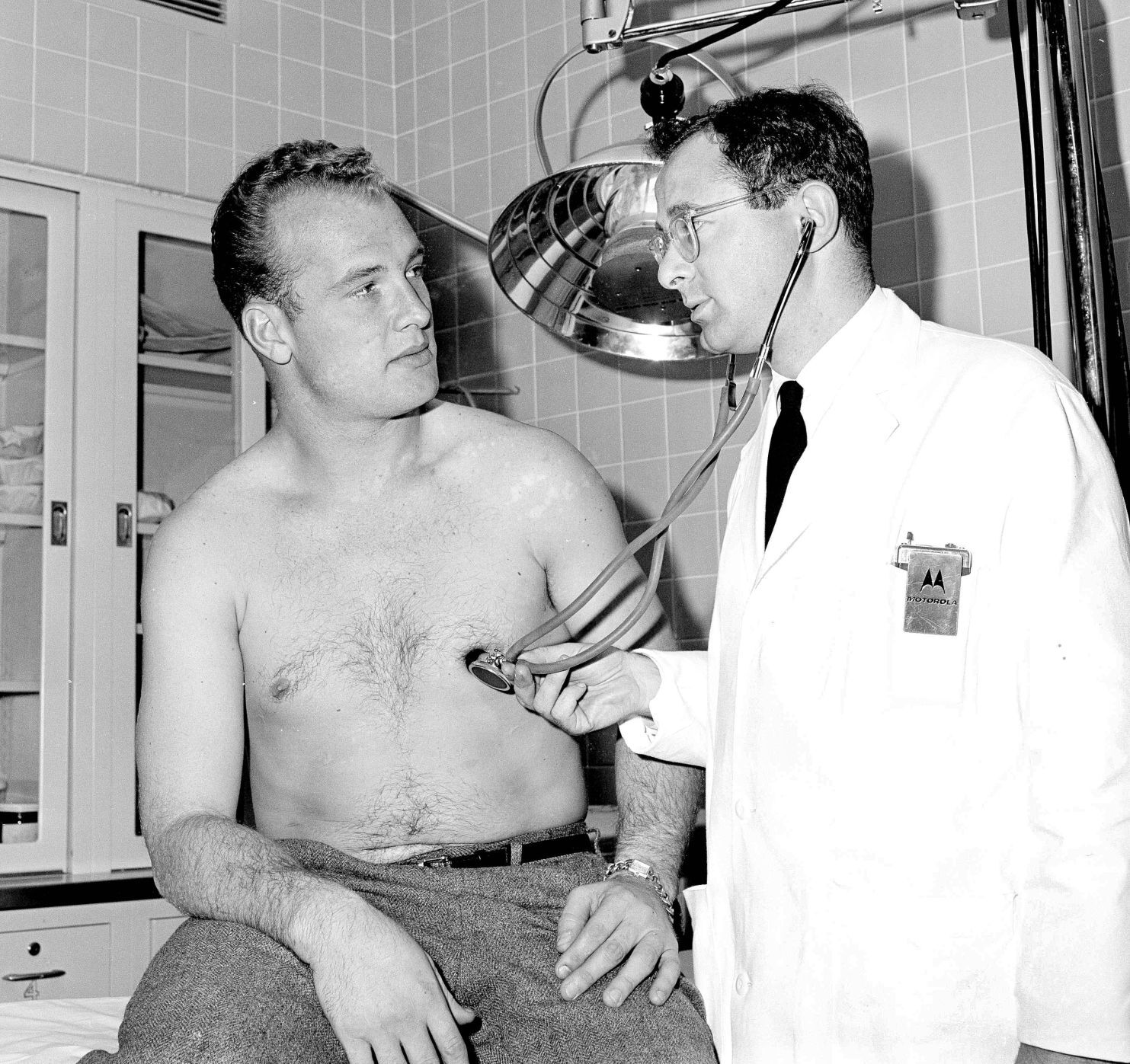 Paul Hornung, Peter Barglow - Oct. 30, 1961